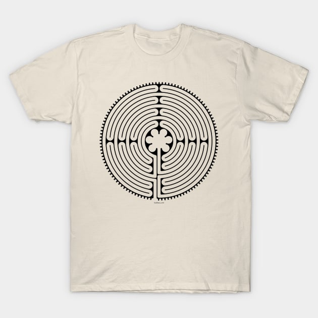 Chartres Labyrinth T-Shirt by tuditees